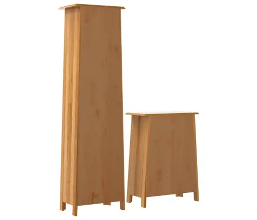 2-Daļīgs Vannasistabas Mēbeļu Komplekts, Priedes Masīvkoks Vidaxl 2-Daļīgs Vannasistabas Mēbeļu Komplekts, Priedes Masīvkoks Vidaxl