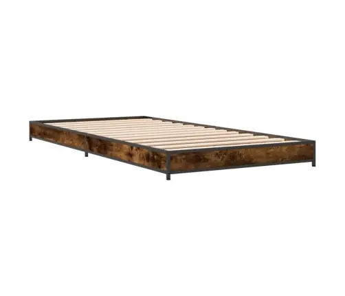Lovos Rėmas, Dūminio Ąžuolo, 75X190cm Apdirbta Mediena/Metalas