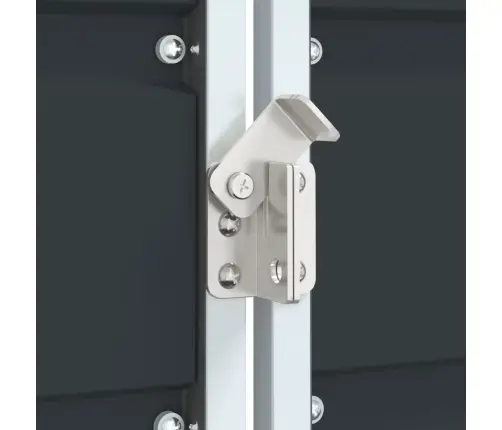 Atkritumu Tvertņu Novietne Antracītpelēka 72X81X115 Cm Tērauds Vidaxl