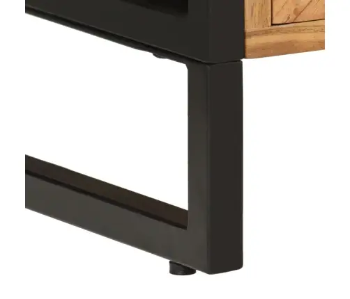 Vannitoakapp, 40 X 27 X 190 cm Raud Ja Akaatsiapuit