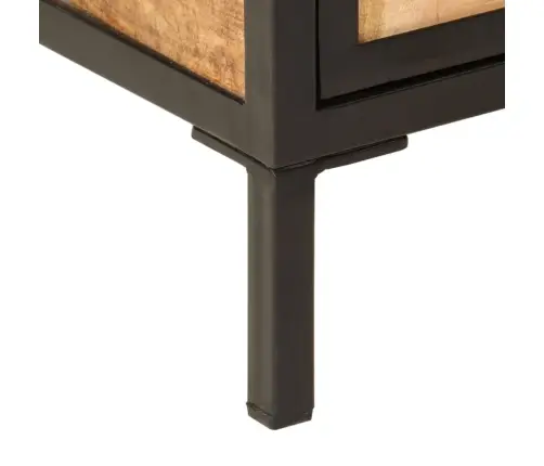 2-Osaline Vannitoamööbli Komplekt, Raud Ja Mangopuit