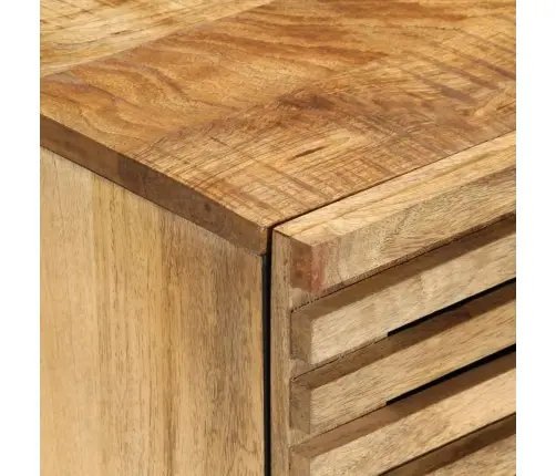 Šoninės Spintelės, 2Vnt., 60X34X75cm Neapdorota Mango Mediena