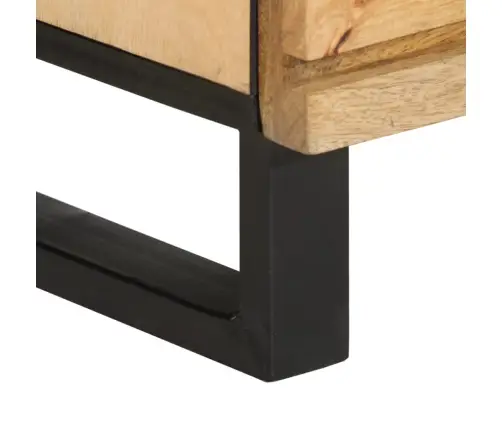 Puhvetkapid 3 Tk, 60 X 34 X 75 cm Töötlemata Mangopuit