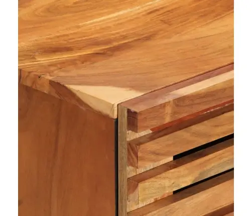 Kumodes, 2 Gab., 60X34X75 Cm, Akācijas Masīvkoks Vidaxl