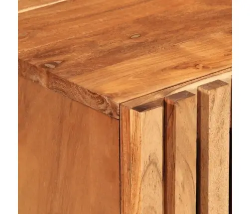 Šoninės Spintelės, 3Vnt., 60X34X75cm Akacijos Medienos Masyvas