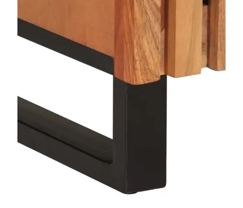 Šoninės Spintelės, 3Vnt., 60X34X75cm Akacijos Medienos Masyvas