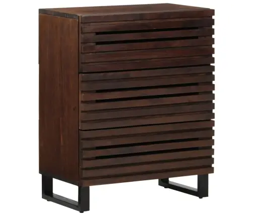 Puhvetkapid 2 Tk, 60 X 34 X 75 cm Mangopuit