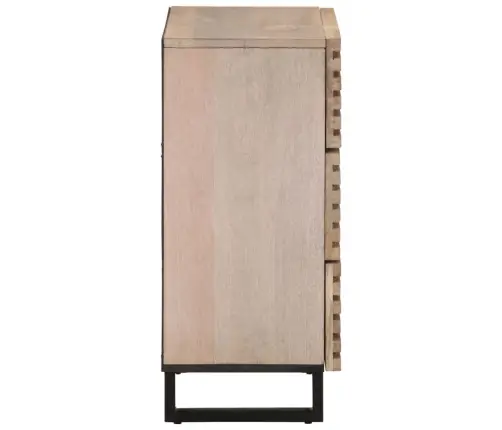 Šoninės Spintelės, 2Vnt., 60X34X75cm Mango Medienos Masyvas