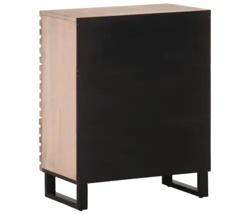 Šoninės Spintelės, 2Vnt., 60X34X75cm Mango Medienos Masyvas