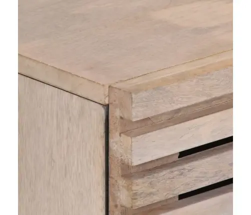 Šoninės Spintelės, 2Vnt., 60X34X75cm Mango Medienos Masyvas