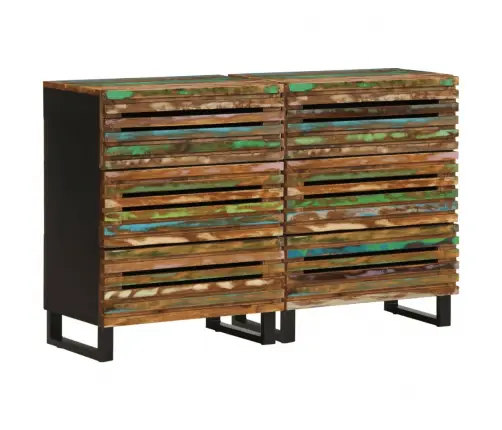 Puhvetkapid 2 Tk, 60 X 34 X 75 cm Akaatsiapuit