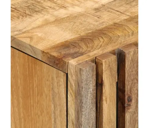 3-Daļīgs Vannasistabas Mēbeļu Komplekts, Masīvkoka Raupja Mango Vidaxl