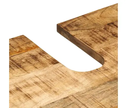 3-Daļīgs Vannasistabas Mēbeļu Komplekts, Masīvkoka Raupja Mango Vidaxl