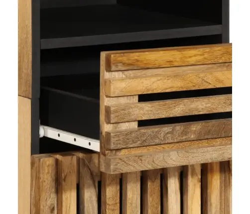 3-Daļīgs Vannasistabas Mēbeļu Komplekts, Masīvkoka Raupja Mango Vidaxl