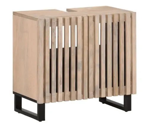 2-Daļīgs Vannasistabas Mēbeļu Komplekts, Mango Masīvkoks Vidaxl