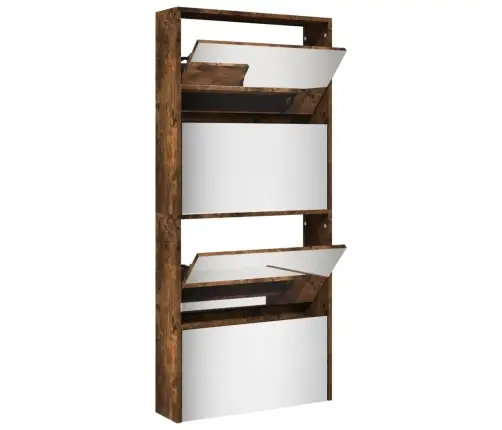 4 Sahtliga Kingakapp, Peegliga, Suitsutatud Tamm, 63X17X134 Cm