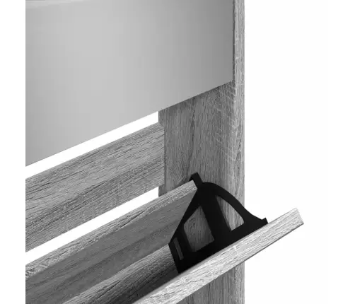 Apavu Plaukts Ar Spoguli, 5 Nodalījumi, 63X17X169,5 Cm Vidaxl