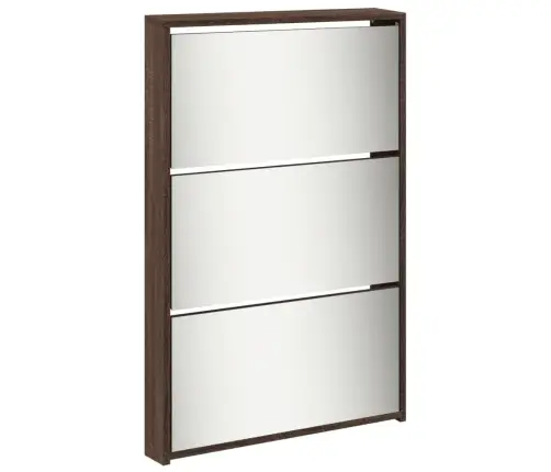 5 Sahtliga Kingakapp Peegliga, Pruun Tamm, 63X17X169,5 Cm