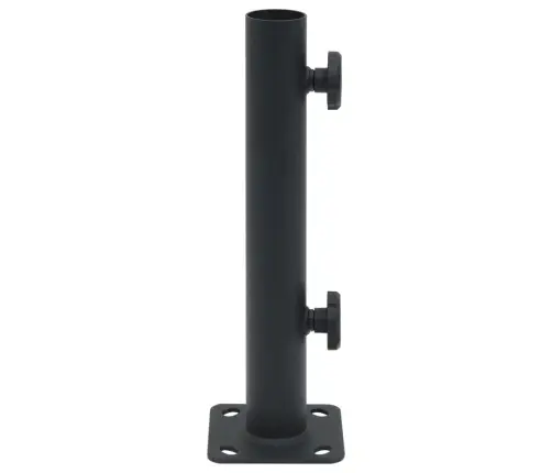 Skėčio Pagrindas 32/34/38Mm Stulpams, Matinis Juodas, Plienas