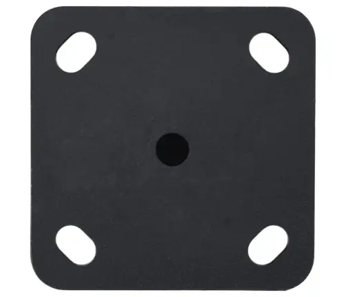 Skėčio Pagrindas 32/34/38Mm Stulpams, Matinis Juodas, Plienas