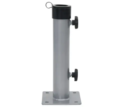 Saulessarga Pamatne, Ø38/48 Mm Kātam, Sudrabains Tērauds Vidaxl