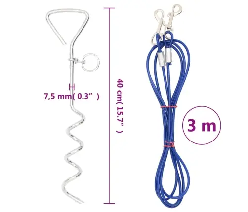 Koera Kinnituskaabel Maavaiaga 3 M