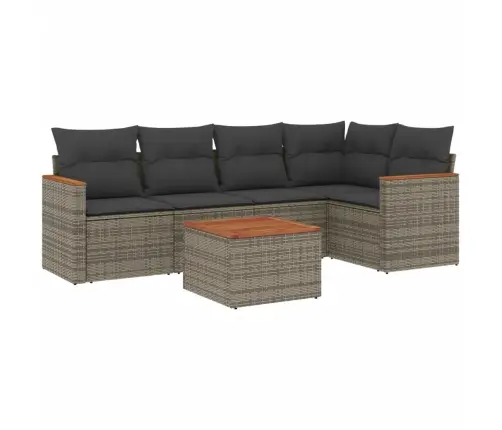 6-Osaline Aiadiivani Komplekt Patjadega, Hall, Polürotang