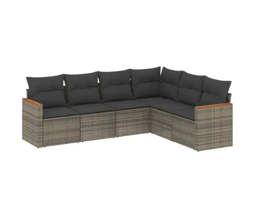 6-Osaline Aiadiivani Komplekt Patjadega, Hall, Polürotang