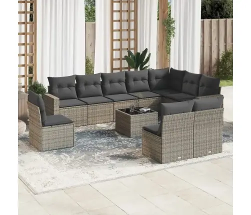 11-Osaline Aiadiivani Komplekt Patjadega, Hall, Polürotang