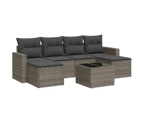 7-Osaline Aiadiivani Komplekt Patjadega, Hall, Polürotang