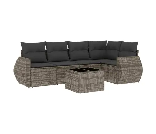 6-Osaline Aiadiivani Komplekt Patjadega, Hall, Polürotang