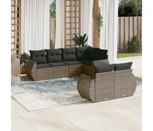 7-Osaline Aiadiivani Komplekt Patjadega, Hall, Polürotang