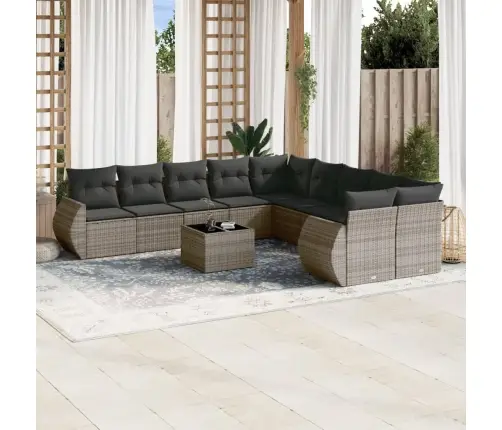 10-Osaline Aiadiivani Komplekt Patjadega, Hall, Polürotang