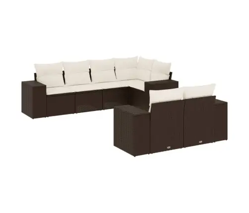 7-Daļīgs Dārza Dīvānu Komplekts, Matrači, Brūna Pe Rotangpalma Vidaxl 7-Daļīgs Dārza Dīvānu Komplekts, Matrači, Brūna Pe Rotangpalma Vidaxl