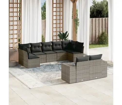 9-Osaline Aiadiivani Komplekt Patjadega, Hall, Polürotang