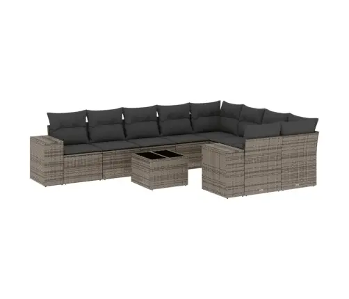 10-Osaline Aiadiivani Komplekt Patjadega, Hall, Polürotang