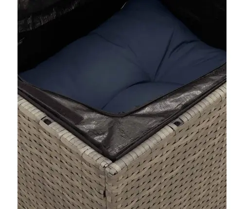 8-Daļīgs Dārza Dīvāna Komplekts Ar Matračiem Pelēka Rotangpalma Vidaxl