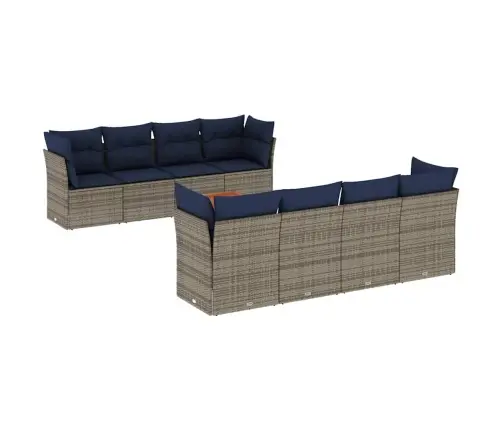 9-Osaline Aiadiivani Komplekt Patjadega, Hall, Polürotang