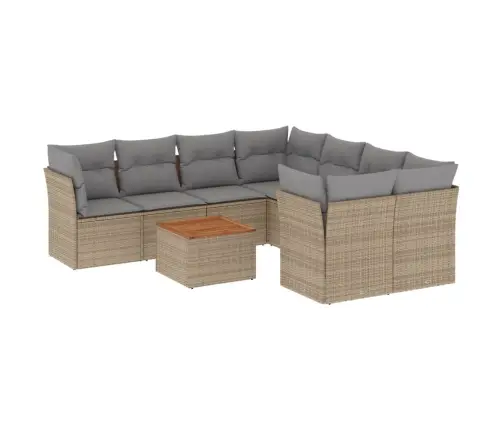 9-Osaline Aiadiivani Komplekt Patjadega, Beežid Toonid