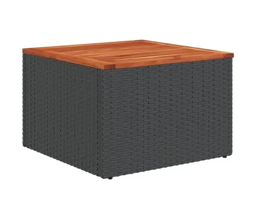 6-Daļīgs Dārza Dīvāna Komplekts, Matrači, Melna Pe Rotanpalma Vidaxl