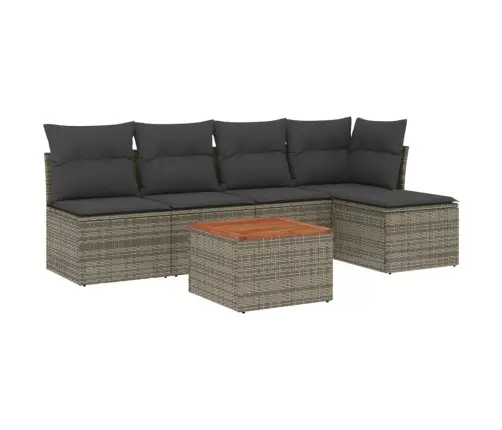 6-Osaline Aiadiivani Komplekt Patjadega, Hall, Polürotang