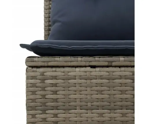 6-Osaline Aiadiivani Komplekt Patjadega, Hall, Polürotang