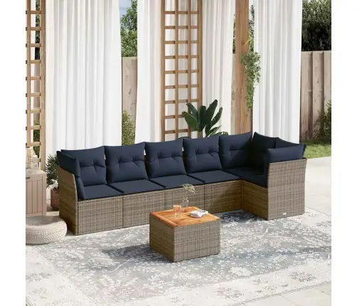 7-Osaline Aiadiivani Komplekt Patjadega, Hall, Polürotang