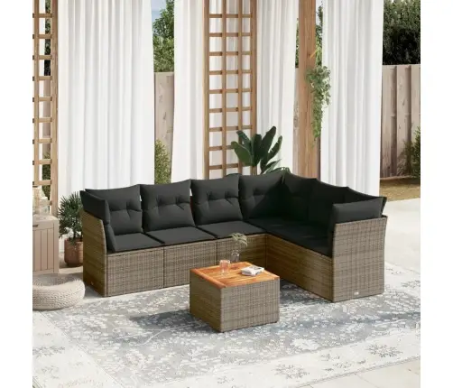 7-Osaline Aiadiivani Komplekt Patjadega, Hall, Polürotang