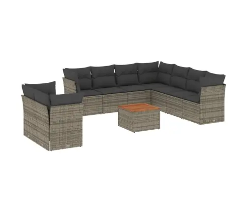 10-Osaline Aiadiivani Komplekt Patjadega, Hall, Polürotang