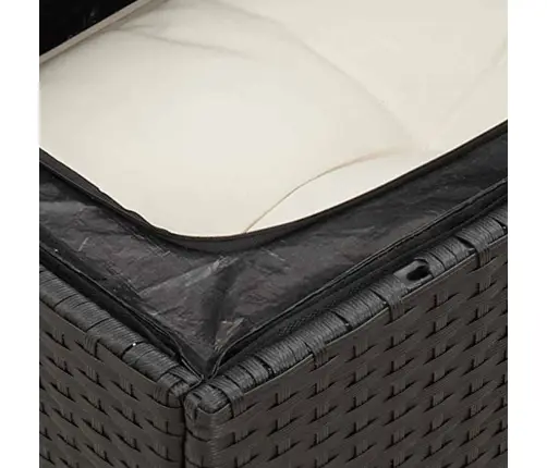 9-Osaline Aiadiivani Komplekt Patjadega, Must, Polürotang