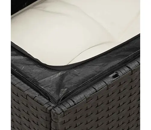 9-Osaline Aiadiivani Komplekt Patjadega, Must, Polürotang