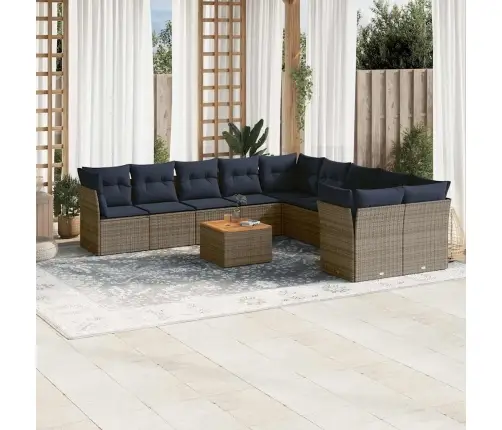 11-Osaline Aiadiivani Komplekt Patjadega, Hall, Polürotang