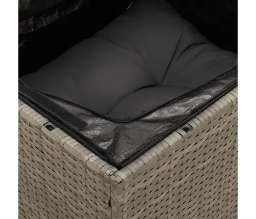 Sodo Komplektas Su Pagalvėlėmis, 12 Dalių, Pilkas, Poliratanas