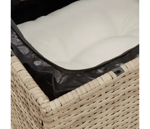 14-Osaline Aiadiivani Komplekt Patjadega, Beež, Polürotang